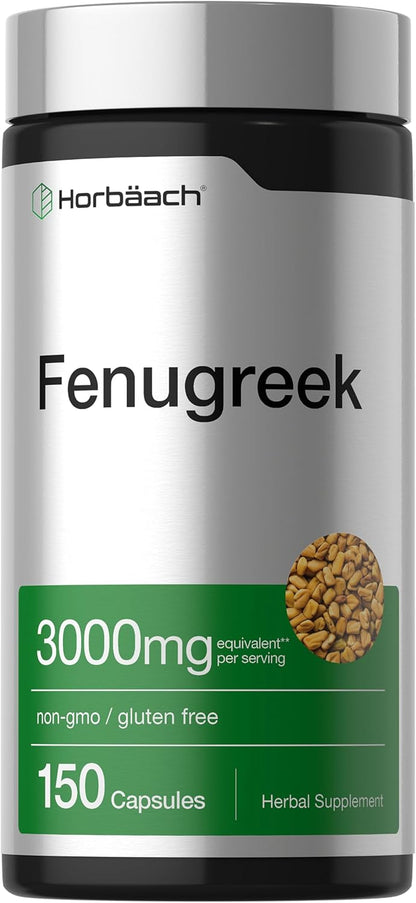 Horbäach Fenugreek Capsules - 150 Capsules