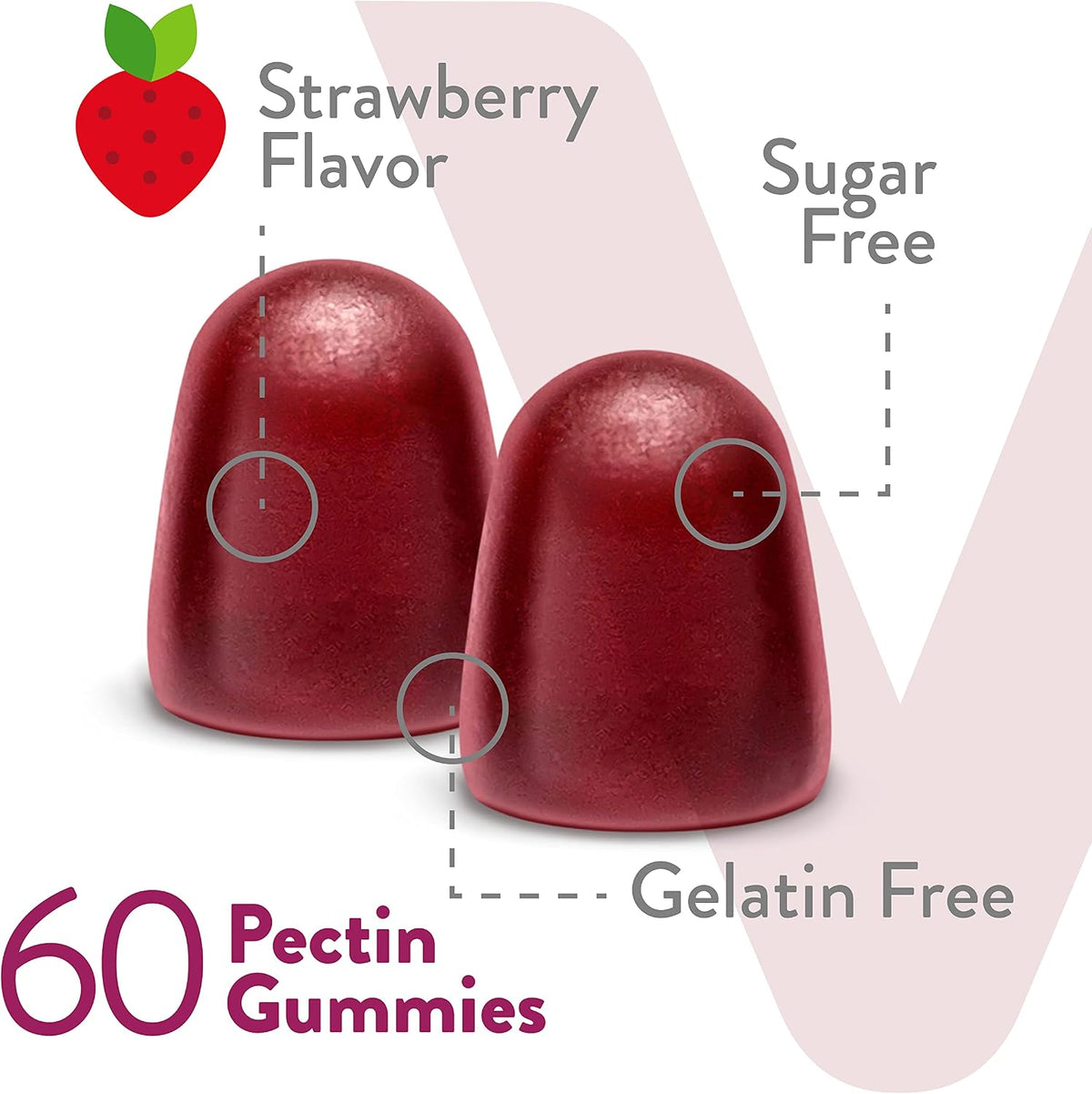 Viteey Vitamin B Complex Gummies – Sugar Free with Vitamin C, 60 Gummies - görsel 3