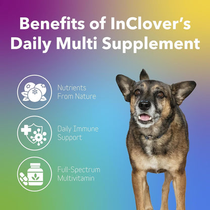 InClover Daily Multi Cat & Dog Supplement – Canine & Feline Vitality Powder