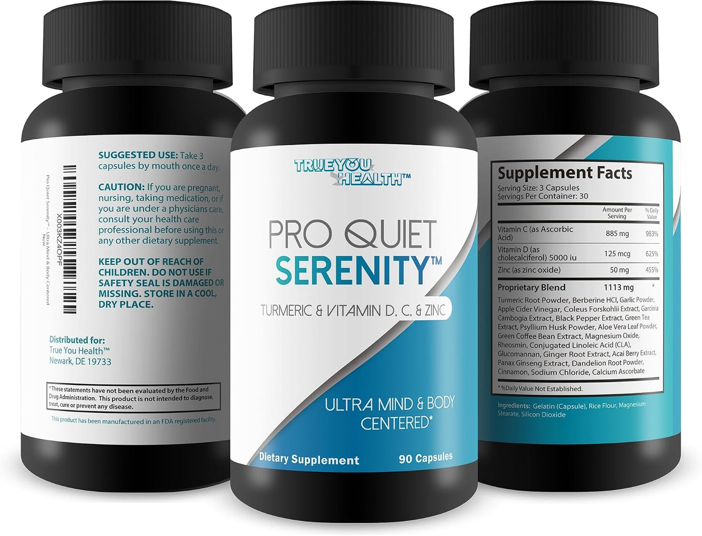 Pro Quiet Serenity Mood Support Supplement with Vitamins, Minerals & Herbs - görsel 4