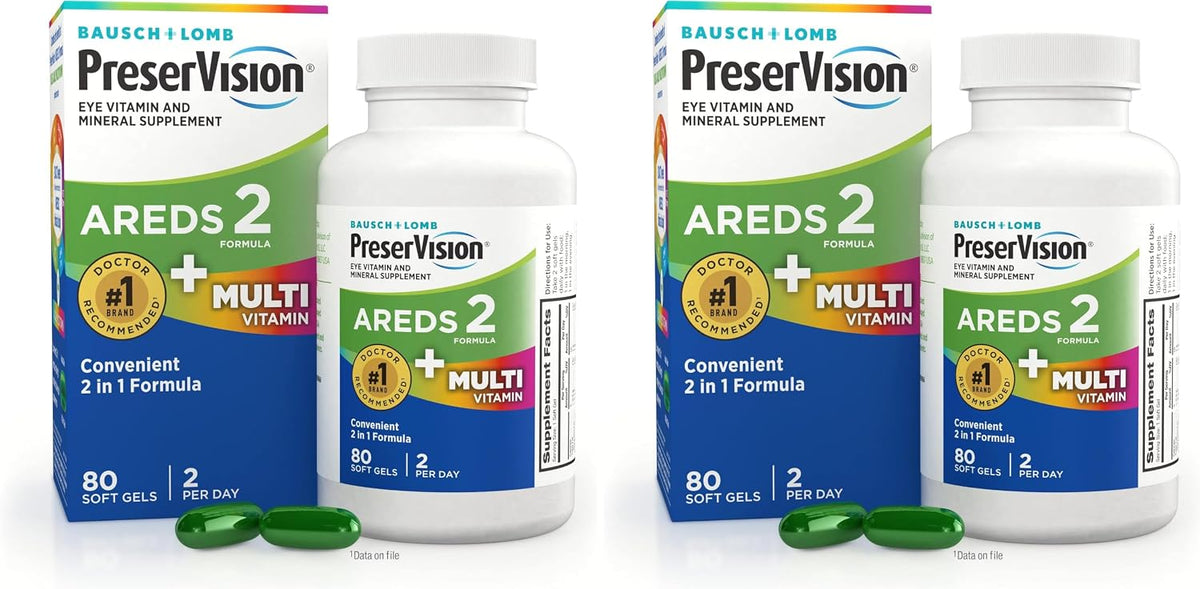 PreserVision AREDS 2 + Multivitamin, 80 Softgels - görsel 5
