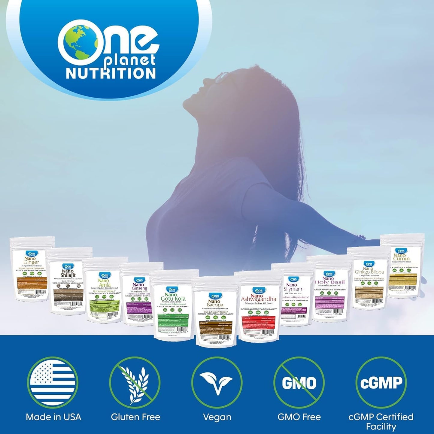 One Planet Nutrition Nano Amla Powder 227g (227 Servings) - High in Vitamin C, Excipient-Free, Vegan, Gluten-Free - görsel 6