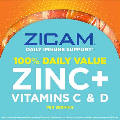 Zicam Daily Immune Support Gummy Food Supplement, Citrus Strawberry, 70 Gummies