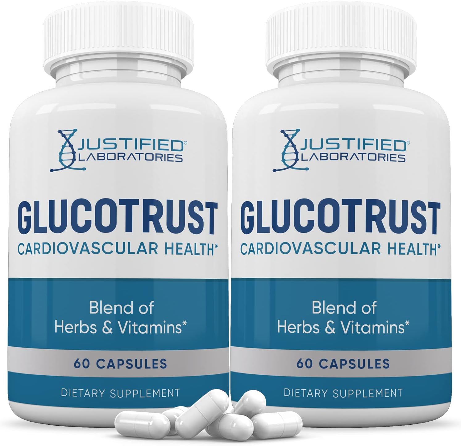 Glucotrust Advanced Formula 688mg Food Supplement (2 Pack, 120 Capsules) - görsel 1