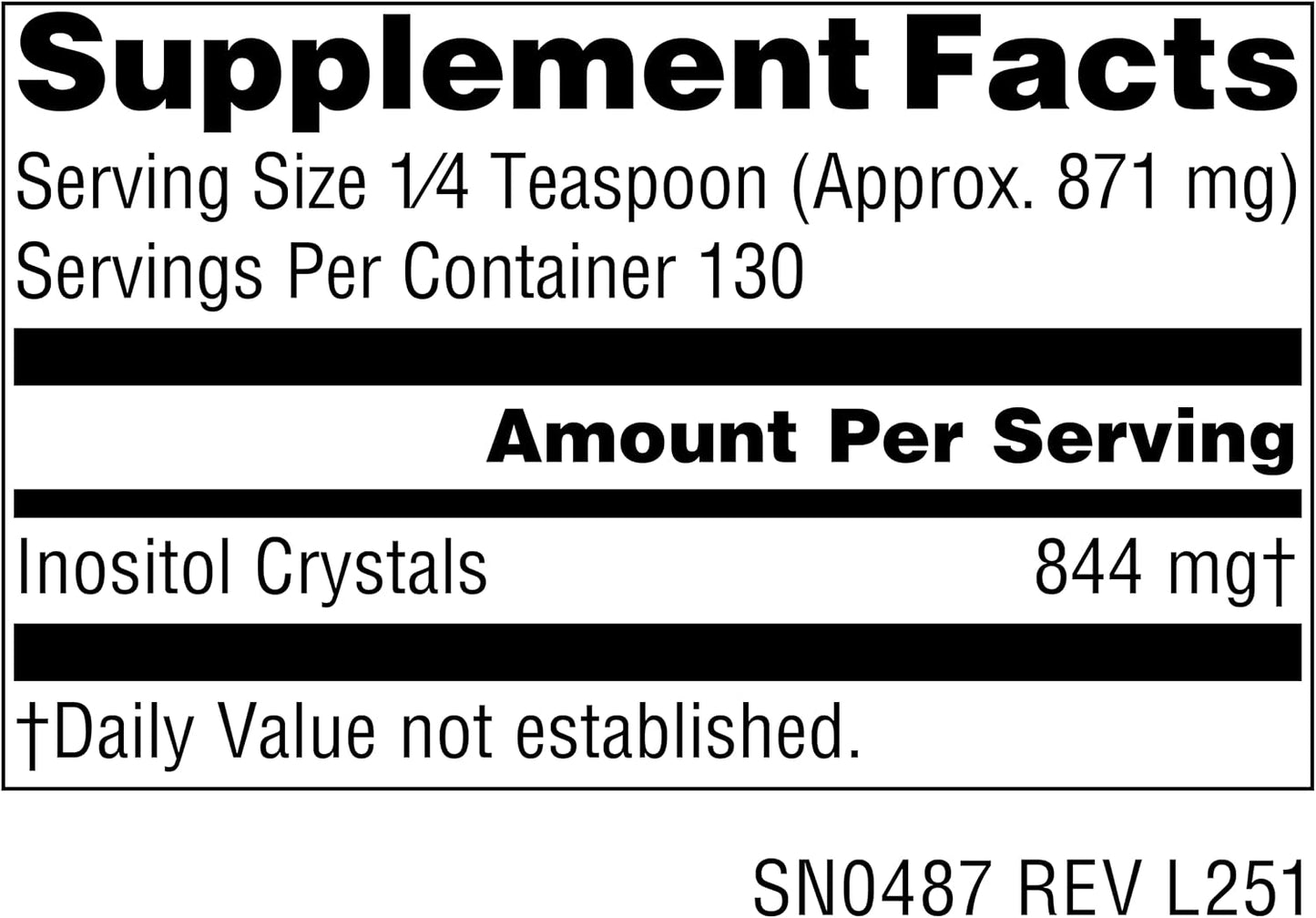 Source Naturals Pure Inositol Crystals, 113 g - görsel 2