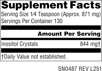 Source Naturals Pure Inositol Crystals, 113 g
