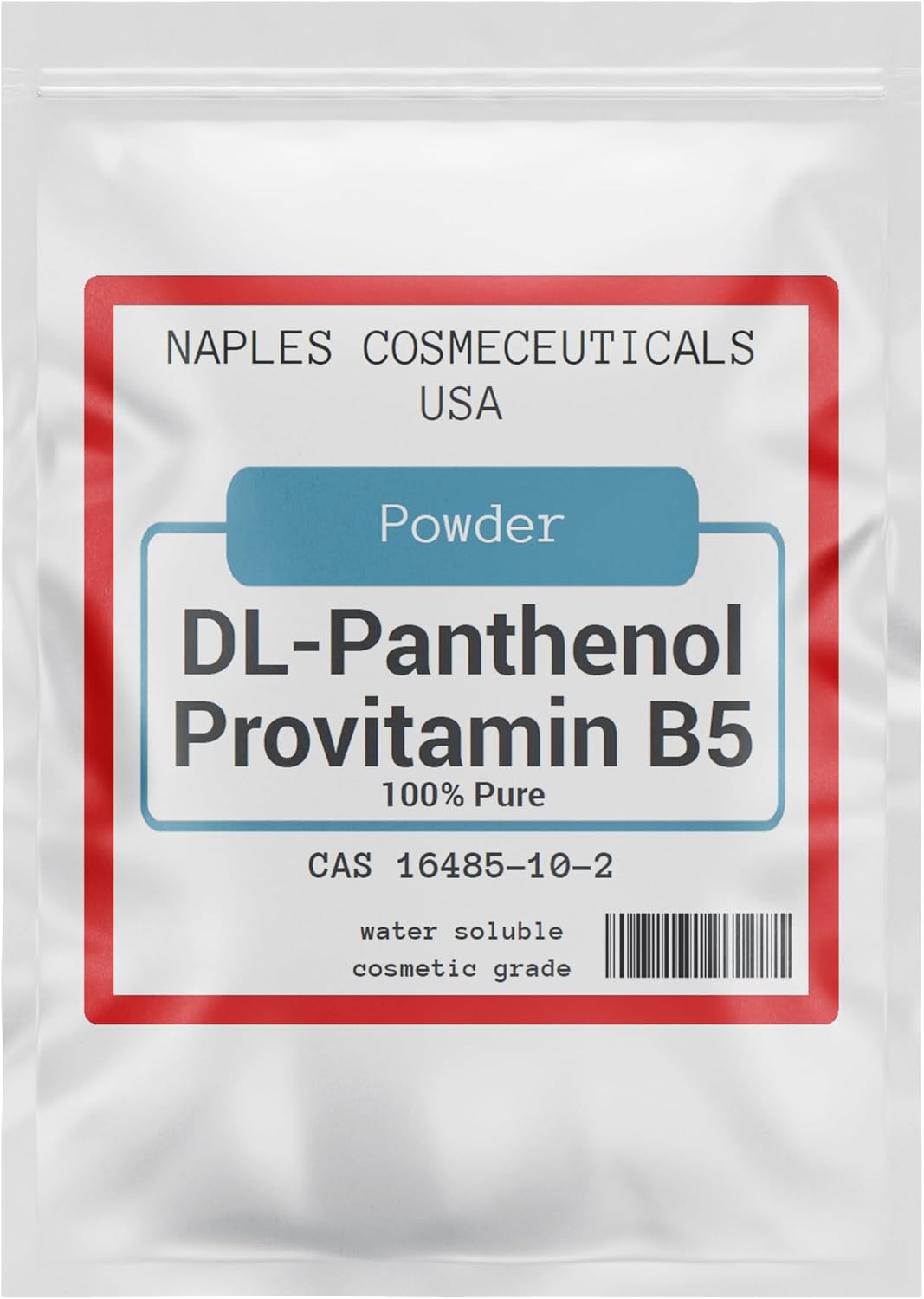 100% Pure DL-Panthenol Powder – Provitamin B5 for Cosmetics (113 g) - görsel 1
