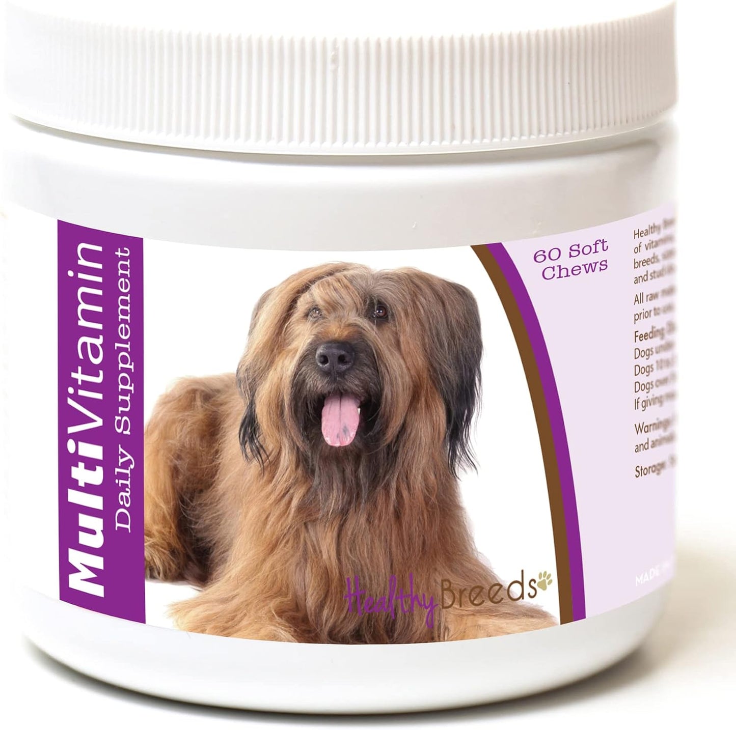 Healthy Breeds Briard Multivitamin Soft Chews 60 Count - görsel 1