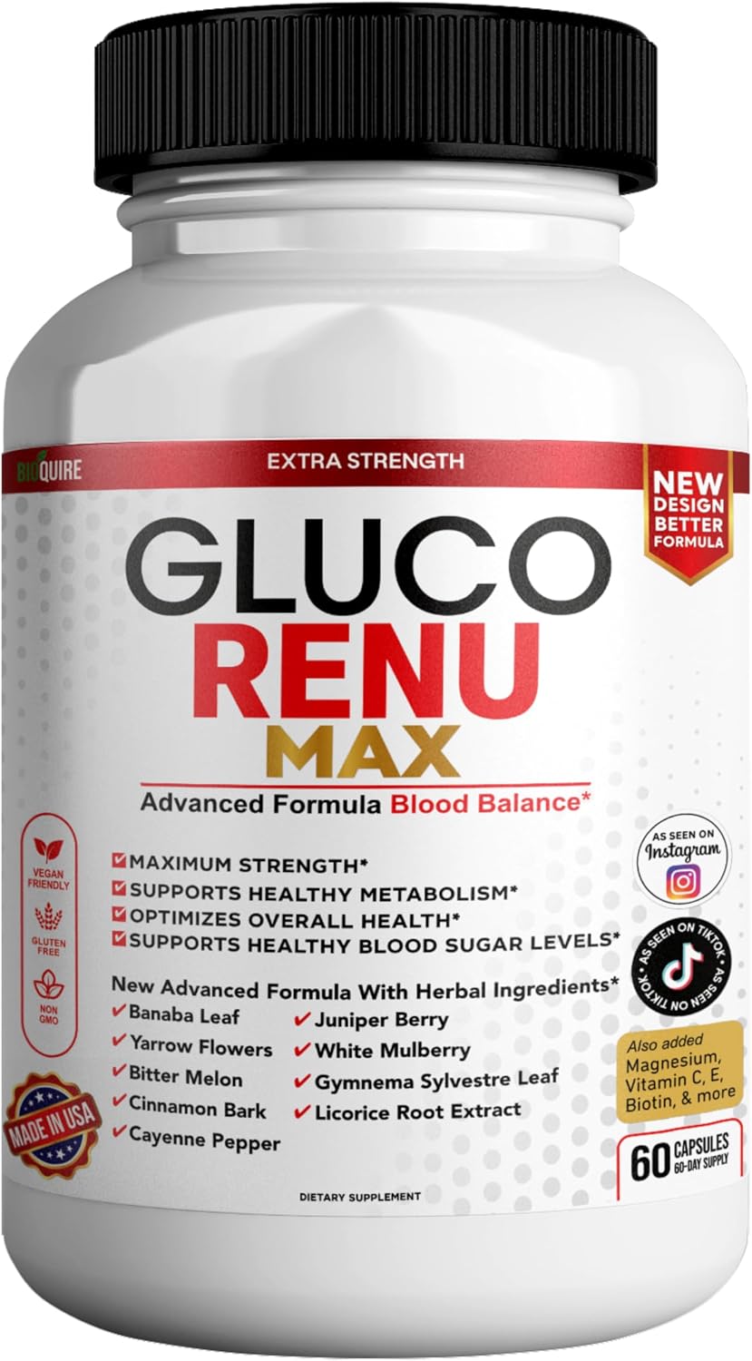 Gluco Rina Max Ultra Food Supplement, 60 Capsules - görsel 1