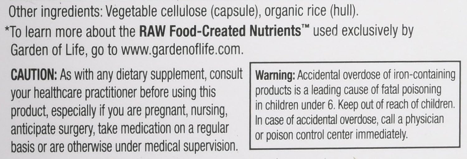 Garden of Life Vitamin Code RAW Prenatal, 90 Capsules - görsel 6