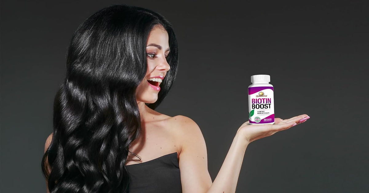 Rise-N-Shine Biotin Boost 10,000 mcg - 30 Capsules - görsel 4