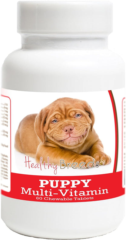 Healthy Breeds Dogue de Bordeaux Puppy Dog Multivitamin Tablets 60 Count