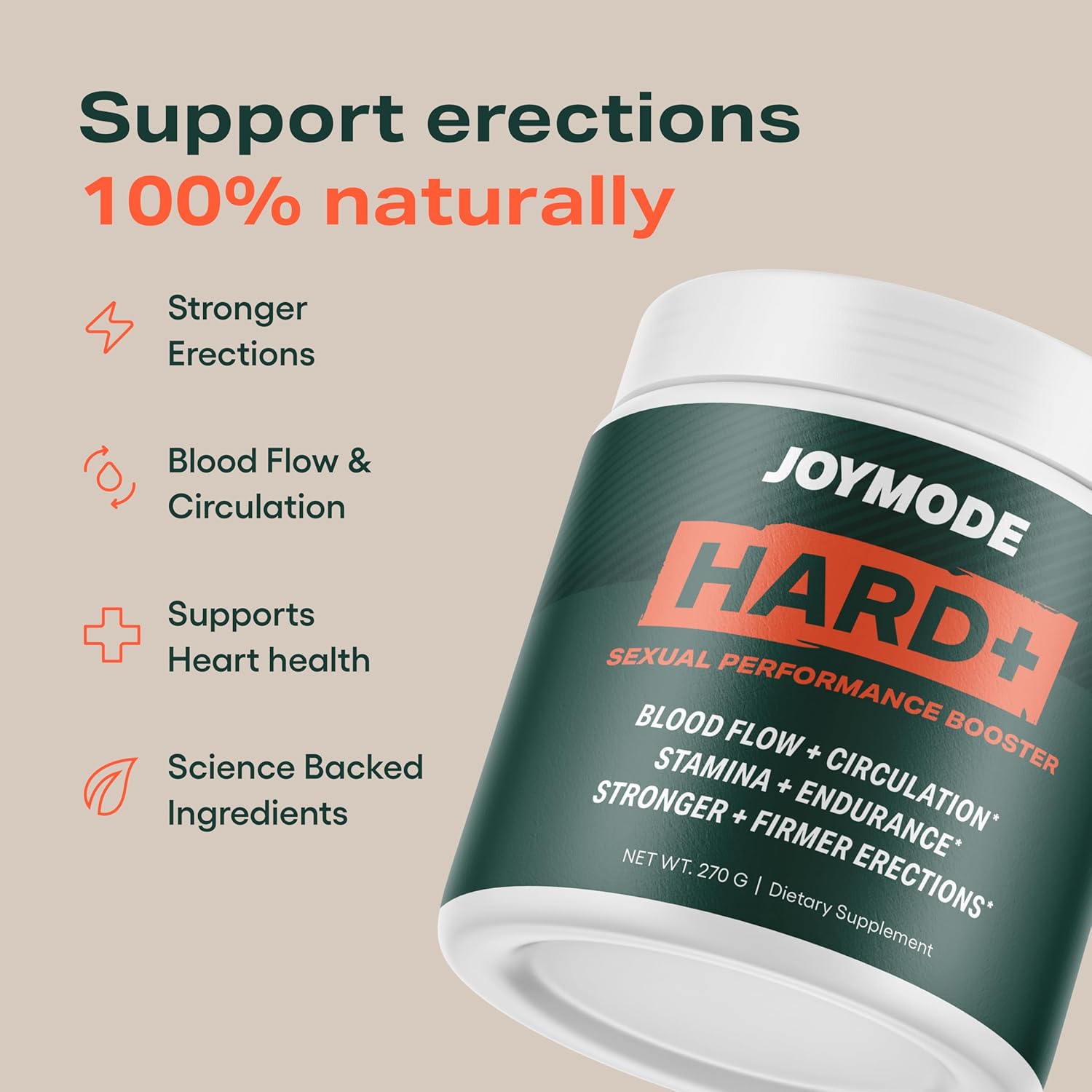 JOYMODE Performance Booster with Arginine Nitrate, L-Citrulline, Vitamin C, and Ginseng - 30 Servings - görsel 2