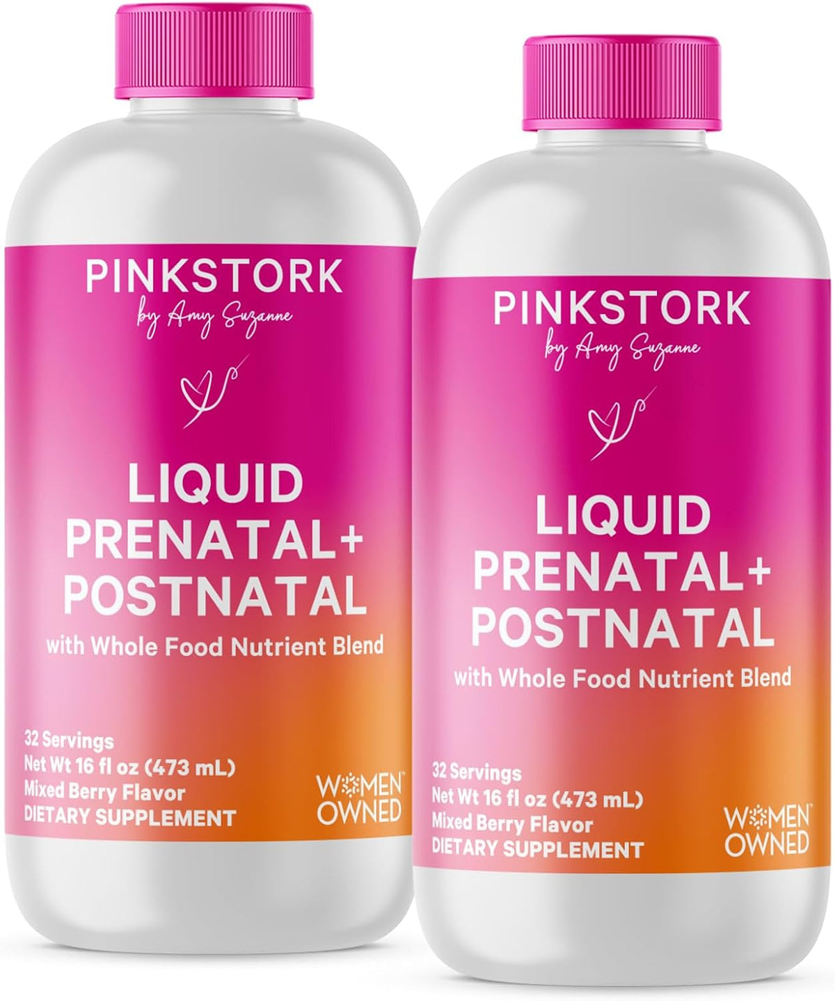 Pink Stork Liquid Prenatal Vitamins for Women – Berry, 32 Servings - görsel 10