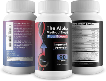 The Alpha Method Blood Flow Booster – Premium Blood Circulation Supplements for Men