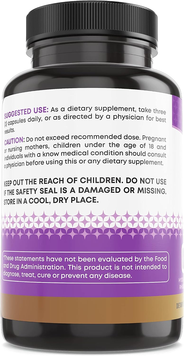 Ancient Bliss Leaky Gut Supplement – L-Glutamine Capsules with Blessed Thistle & Hydrangea Root – Vegan, Non-GMO – 60 Capsules - görsel 7