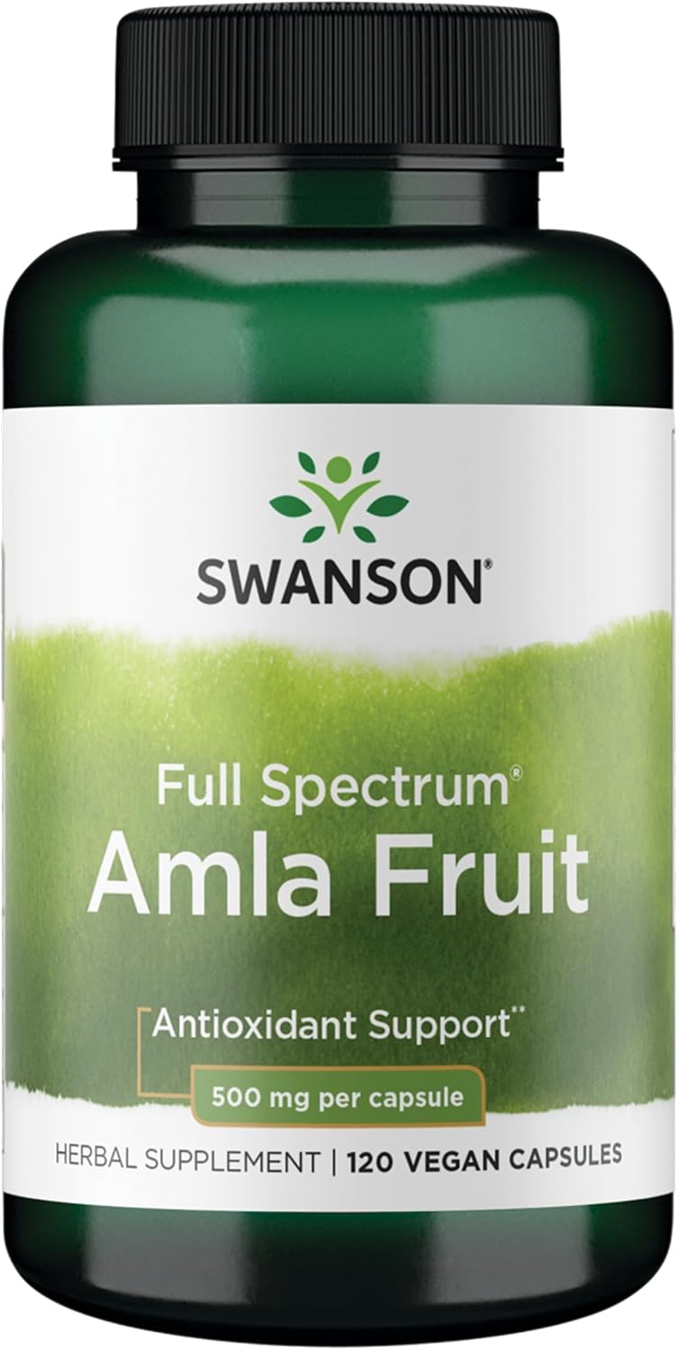 Swanson Full Spectrum Amla Fruit (Indian Gooseberry) 500 mg, 120 Capsules - görsel 1