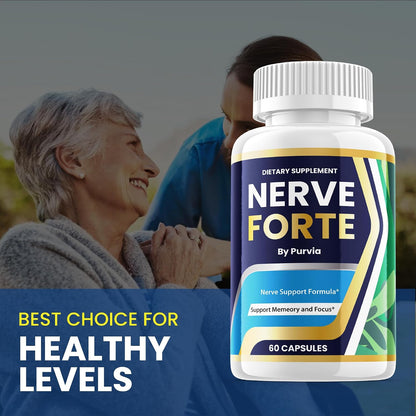 Nerve Forte Capsules – Advanced Strength Formula for Overall Wellbeing Support (120 Capsules)