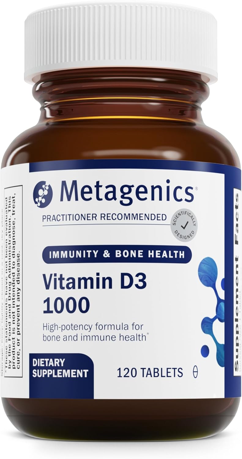 Metagenics Vitamin D3 1000 IU - 120 Tablets - görsel 1