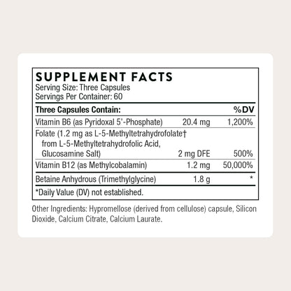 THORNE Methyl-Guard - Supports Healthy Methylation* - 180 Capsules
