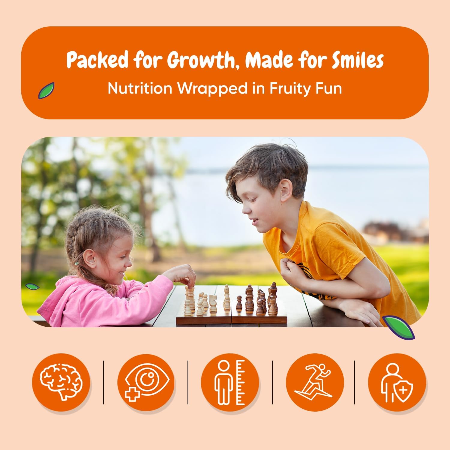 maxmedix Kids Multivitamin Gummies with Omega 3 6 9 - görsel 9