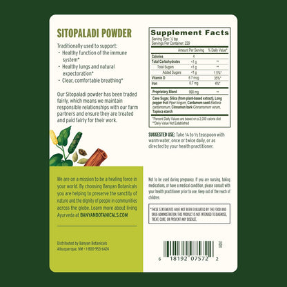 Banyan Botanicals Sitopaladi Powder – – Digestive Aid: Known to kindle digestive fire (agni) without causing – Image 3