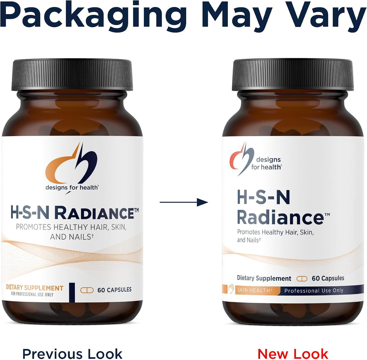 Designs for Health H-S-N Radiance - Hair, Skin and Nails Vitamins for Women and Men - Promote Healthy Hair, Skin Elasticity – Image 6