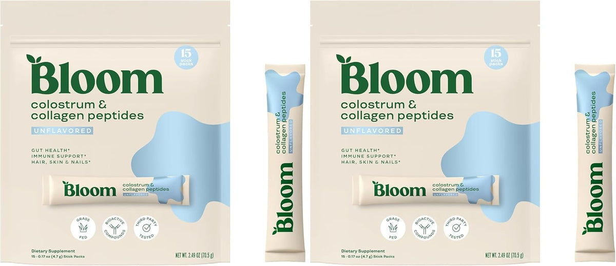 Bloom Nutrition Bovine Colostrum Powder with Vitamin B-12 | Unflavoured, 25 Servings - görsel 10