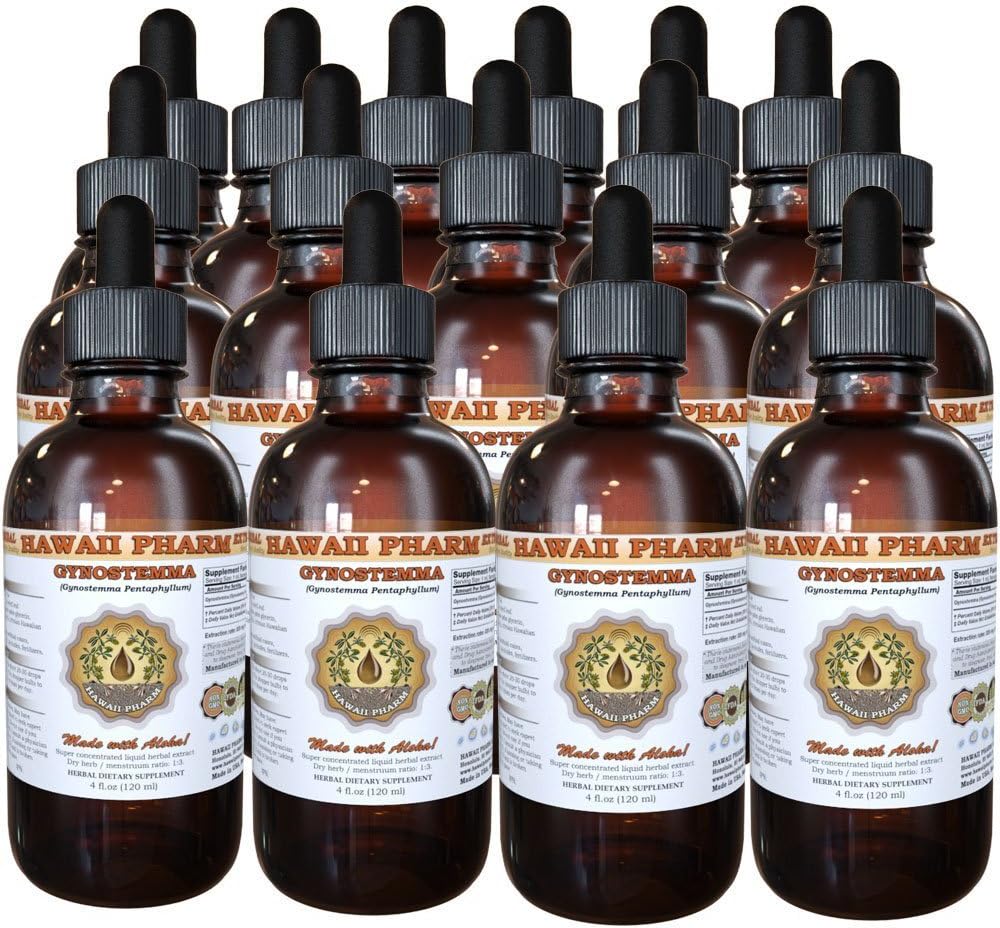 Hawaii Pharm Gynostemma Liquid Extract, Gynostemma (Gynostemma Pentaphyllum) Tincture Supplement 2 x 118 ml - görsel 8