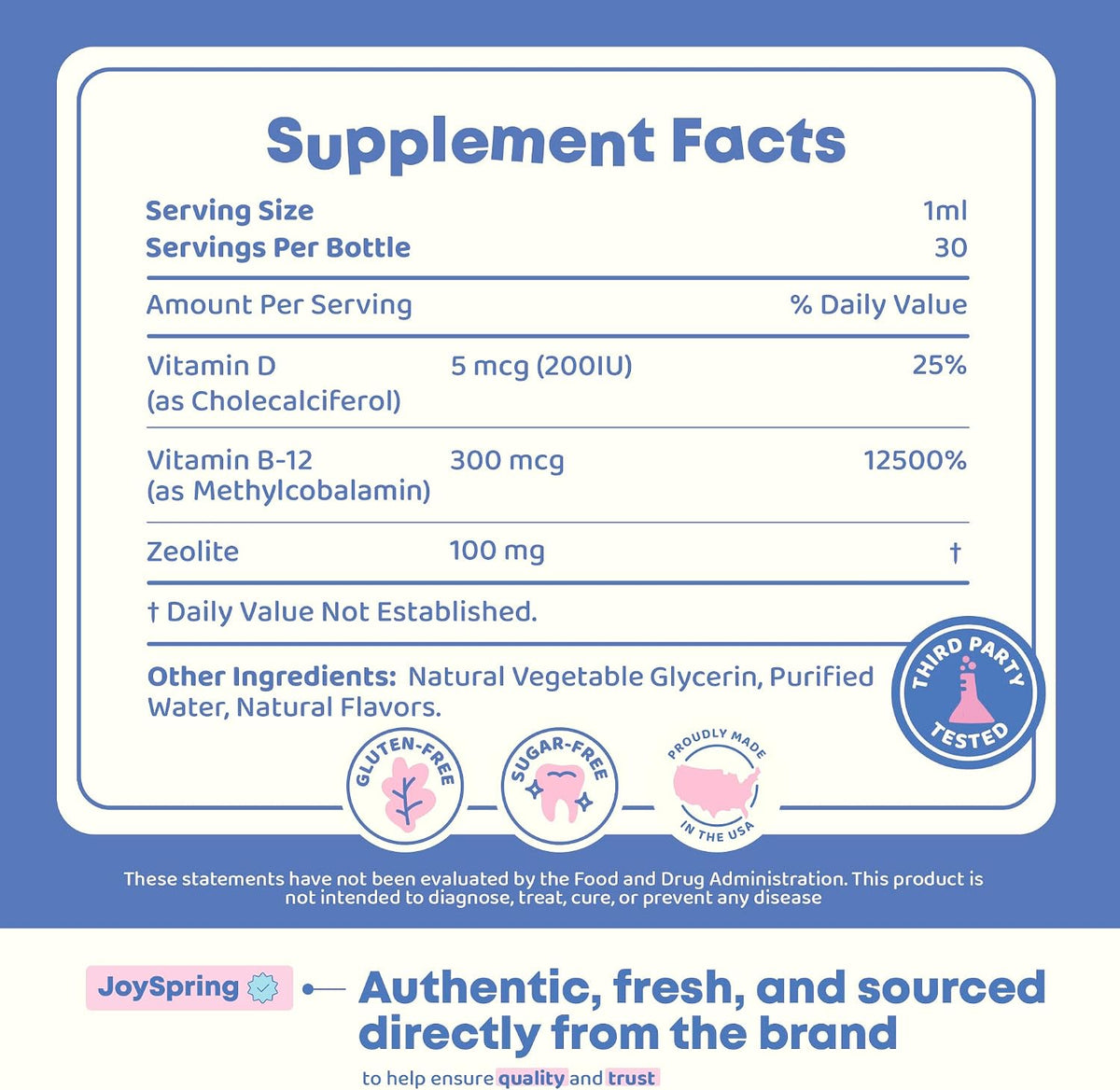 JoySpring LingoLeap – Liquid Kids Formula with Zeolite Clinoptilolite, Methylated B12 and Vitamin D3 - görsel 10