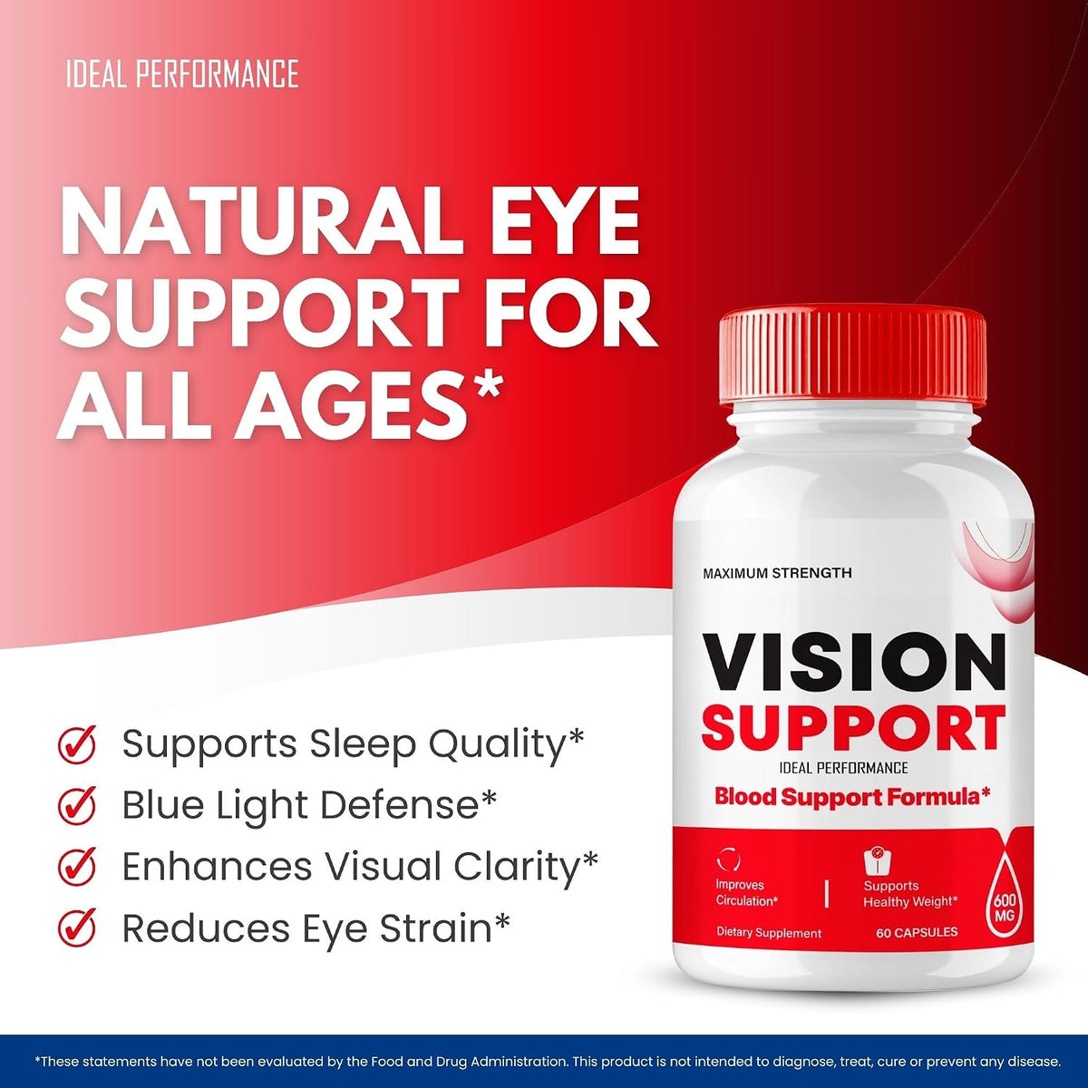 Vision Support Capsules – All Natural Advanced Formula for Eye Health (2 Pack) - görsel 6