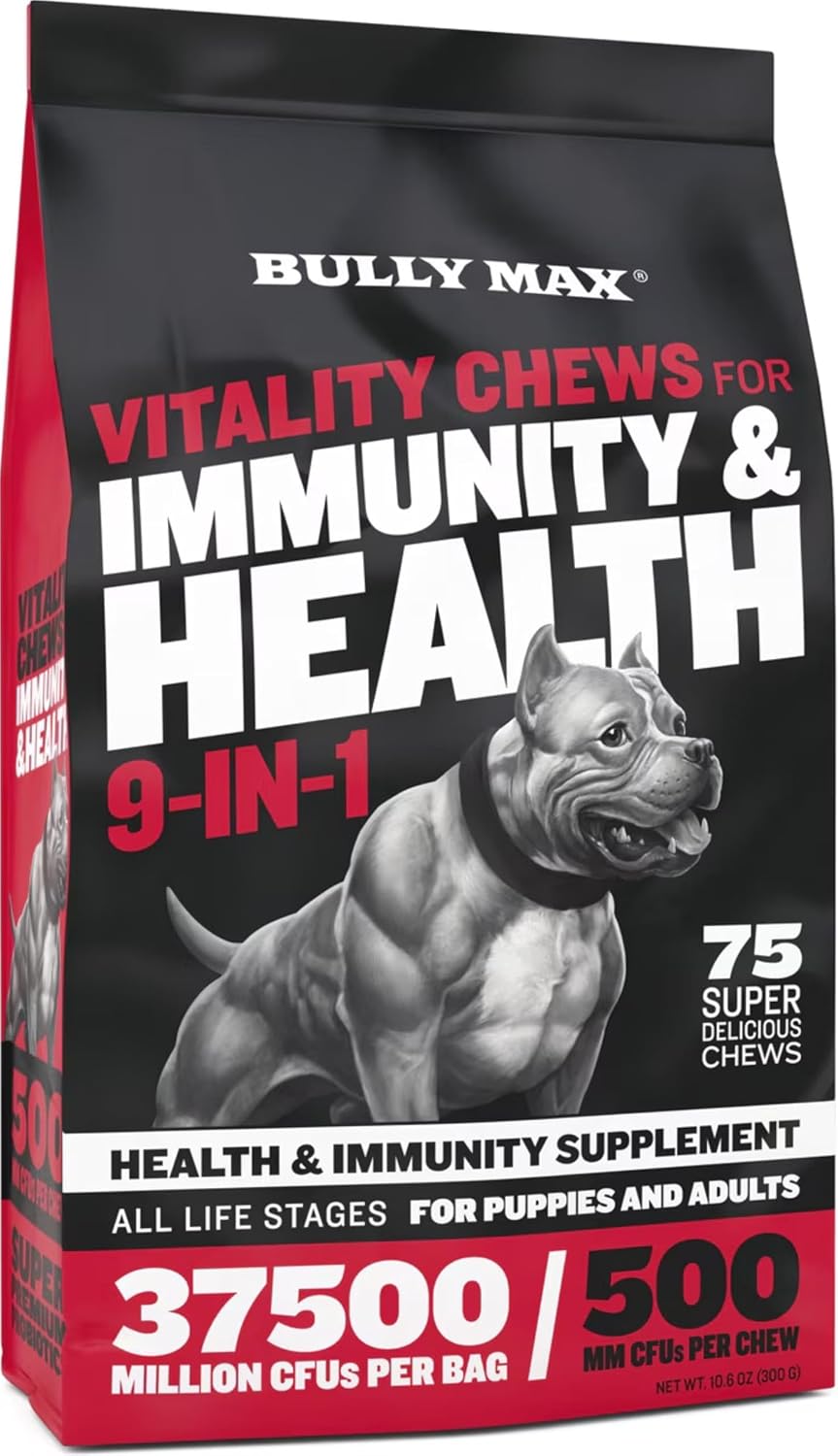 Bully Max 9-in-1 Dog Multivitamin, 75 Soft Chews - görsel 1