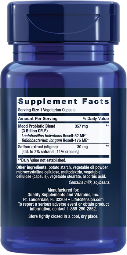 Life Extension FLORASSIST Probiotic Mood Improve