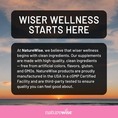 NatureWise Hair, Skin and Nails Supplement – Biotin 5000mcg with Hyaluronic Acid and Collagen – 270 Softgels