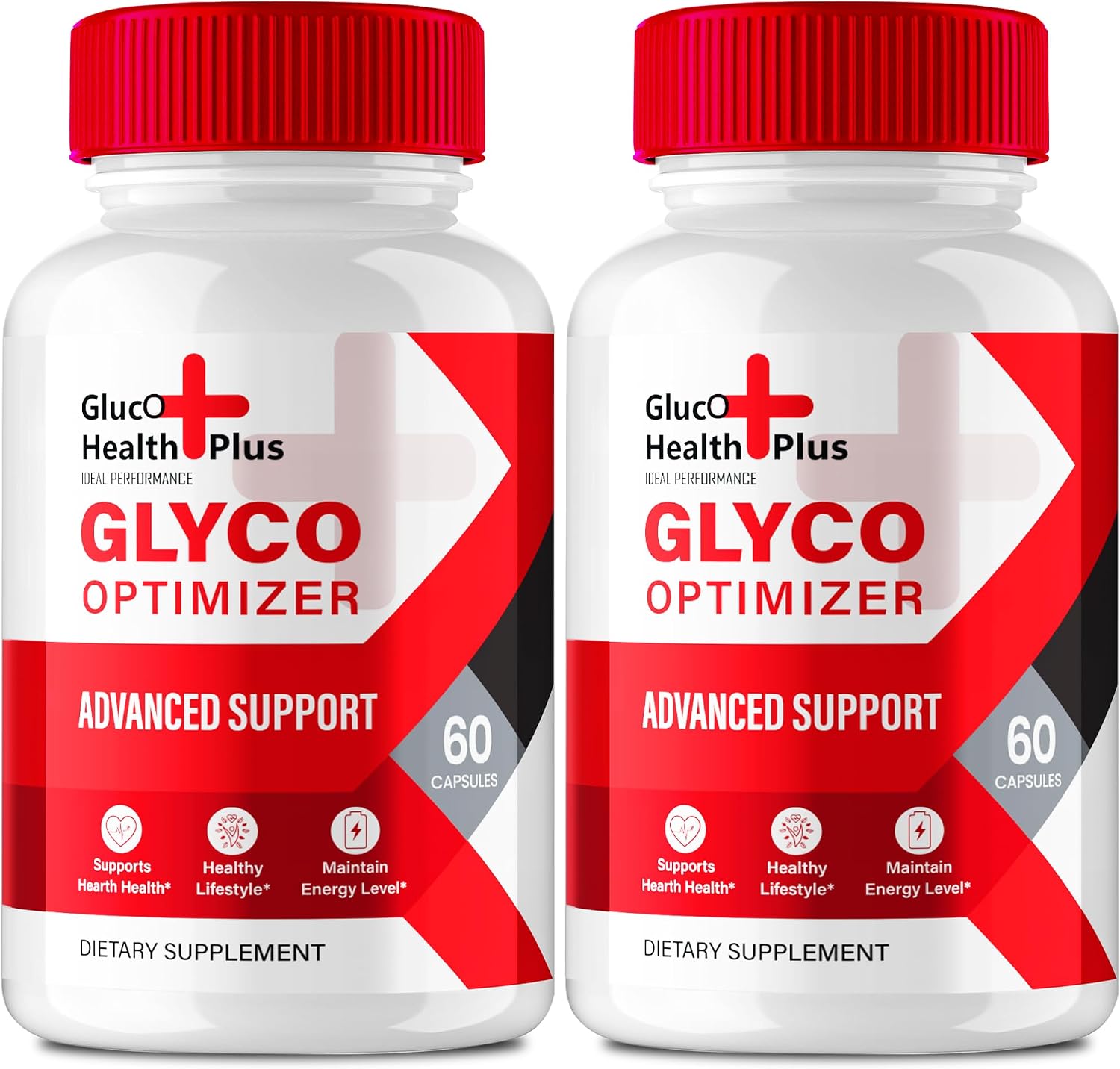 Gluco Health Plus Blood Formula Support Supplement Capsules, Official GlucoHealth Blood Pills, Premium Formula for Healthy Circulation & Stable Levels, All Natural Health Support Reviews (2 Pack) - görsel 1
