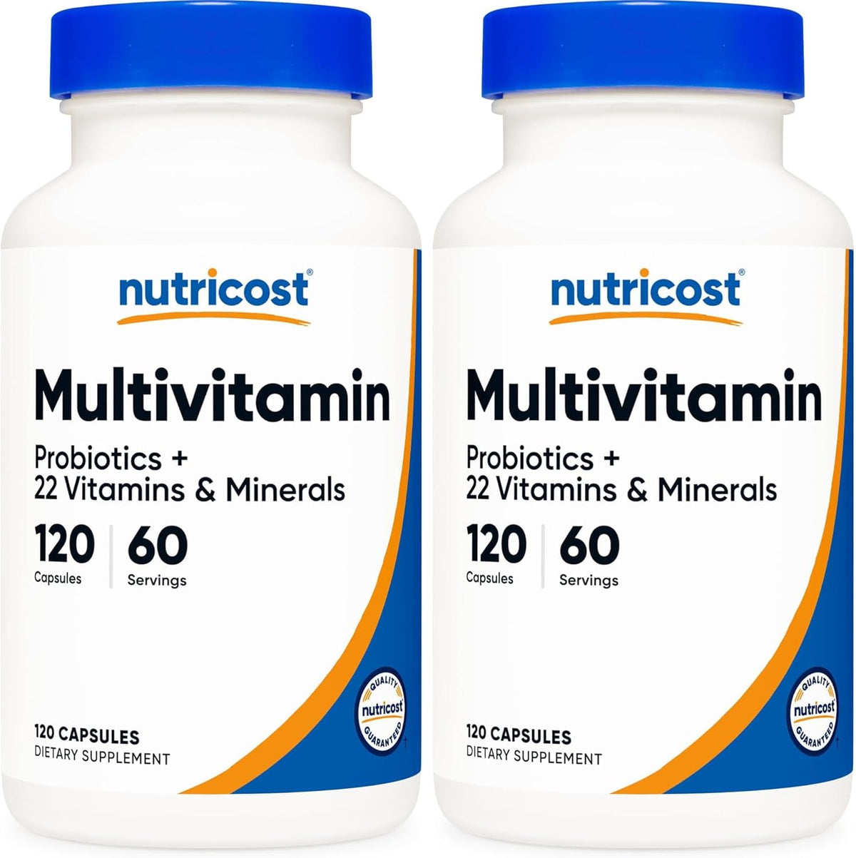 Nutricost Multivitamin with Probiotics 120 Vegetarian Capsules (3 Bottles) - görsel 7