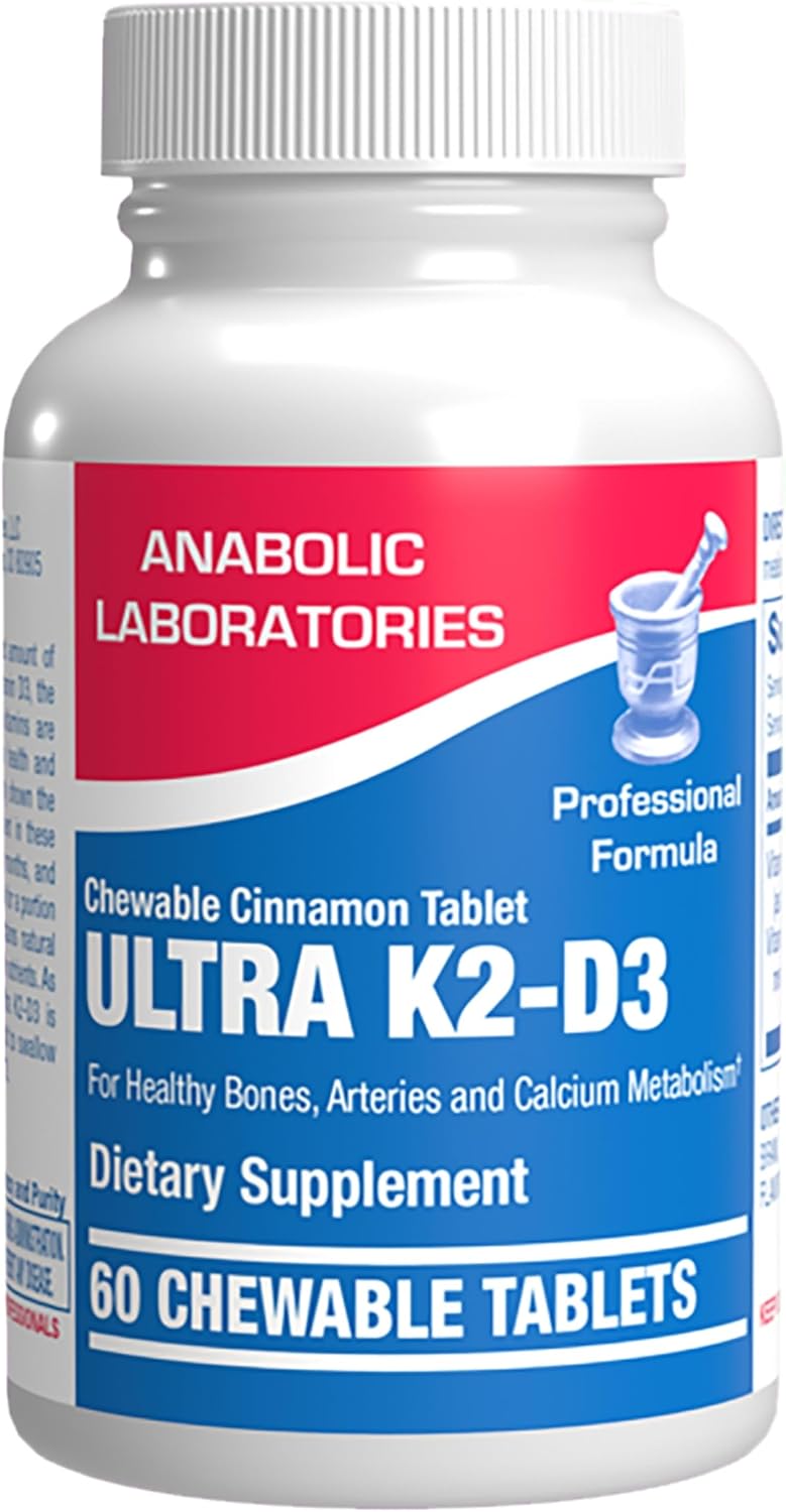 Chewable Vitamin D3 & K2 Supplement – 2000IU D3 with 80mcg K2 MK-7 for Bone, Dental, Mood & Immune Support – Vegetarian, Cinnamon Flavour (60-Day Supply) - görsel 1