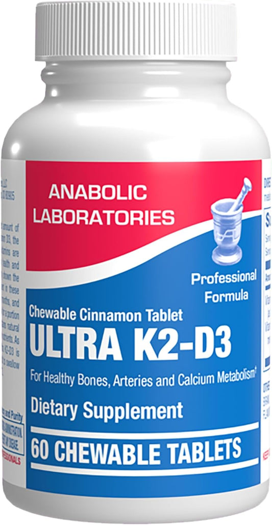 Chewable Vitamin D3 & K2 Supplement – 2000IU D3 with 80mcg K2 MK-7 for Bone, Dental, Mood & Immune Support – Vegetarian, Cinnamon Flavour (60-Day Supply)