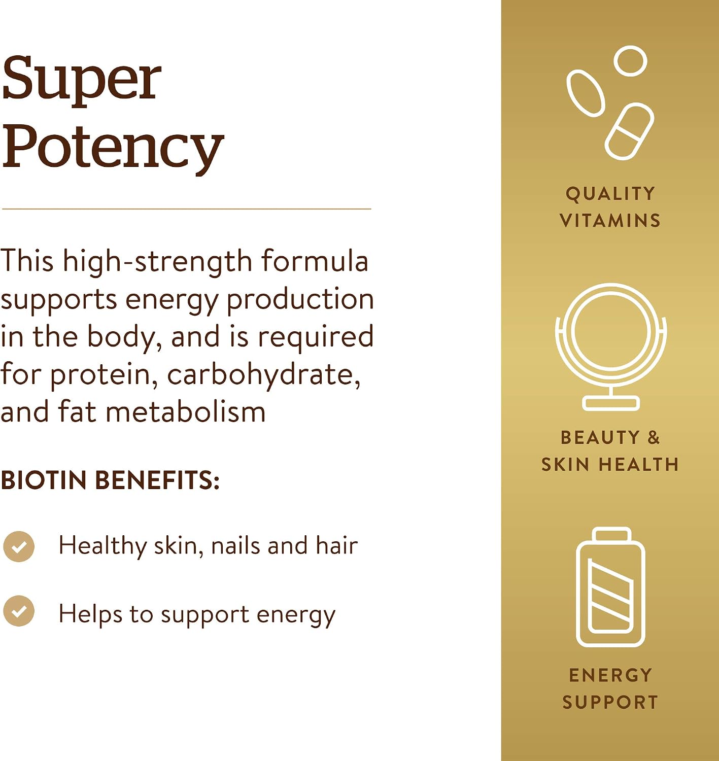 Solgar Biotin 5000 mcg - görsel 4