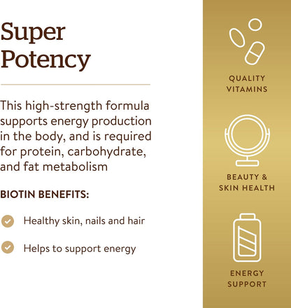 Solgar Biotin 5000 mcg