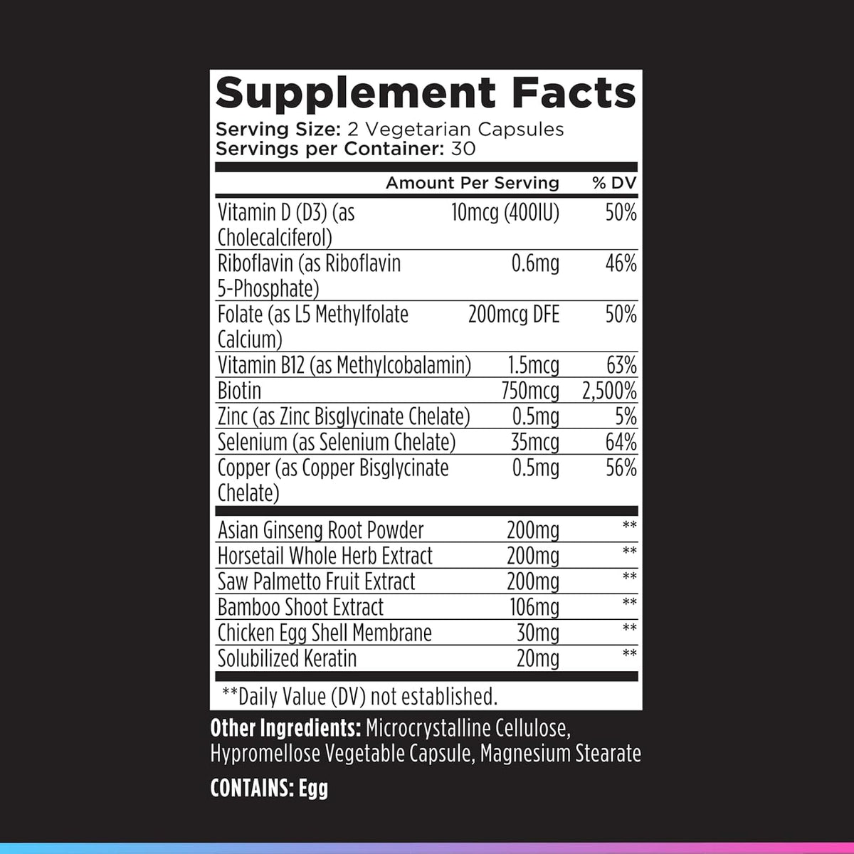 Livingood Daily Hair, Skin & Nails – Contributes to the maintenance of normal nails: Selenium and zinc help keep – Image 7