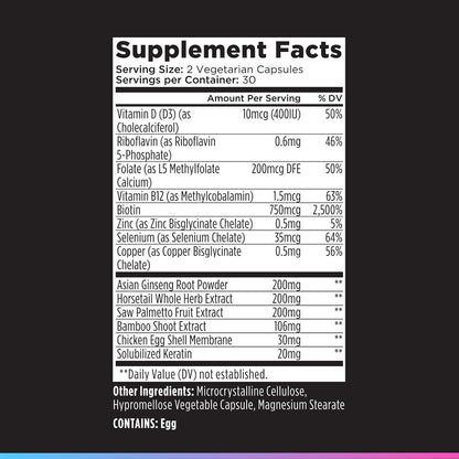Livingood Daily Hair, Skin & Nails – Contributes to the maintenance of normal nails: Selenium and zinc help keep – Image 7