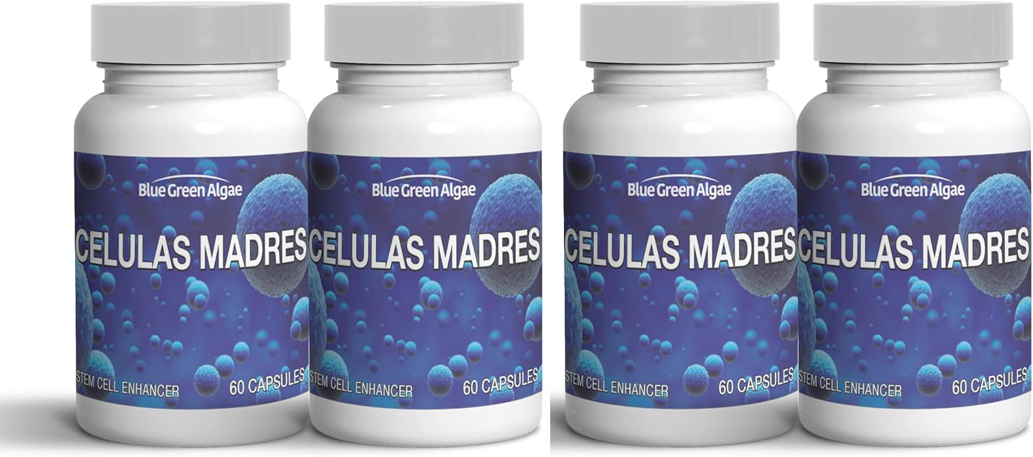 Stem Cell - Celulas Madres Supplement for Anti-Ageing & Longevity, Non-GMO, Gluten-Free, Vegetarian Capsules, 60 Count - görsel 8