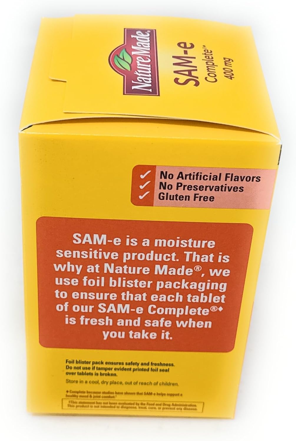 Nature Made SAM-e Complete 400 mg Tablets, 60 Tablets - görsel 2