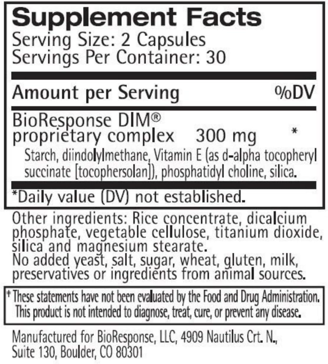 BioResponse DIM 150mg – 60 Capsules - görsel 3
