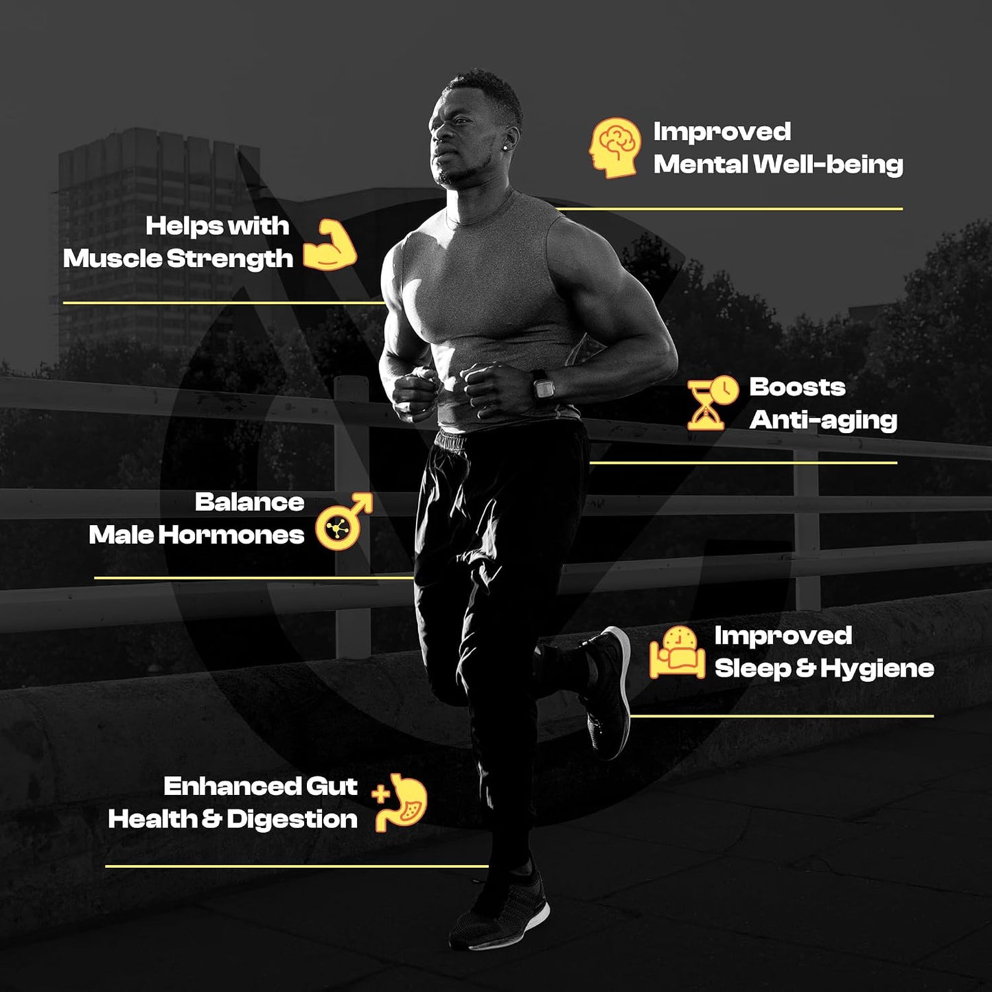 ELECTRIC VITALITY Multivitamins for Men - All in One Pack for Energy and Focus, 30 Packs - görsel 3