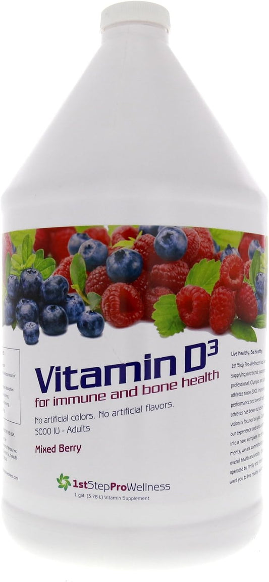 1st Step for Energy Liquid Vitamin D3 Mixed Berry 1 Gallon (3.78 L)