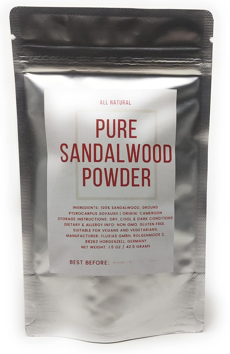 Pure Sandalwood Powder - 100% Natural Sandalwood Dust - Culinary Grade, Raw, Vegan, Non-GM - görsel 4