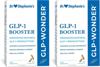 Dr. Stephanie's GLP-Wonder Natural GLP-1 Boosting Supplement – Control Hunger & Appetite, Fight Cravings – Side-Effect Free Support