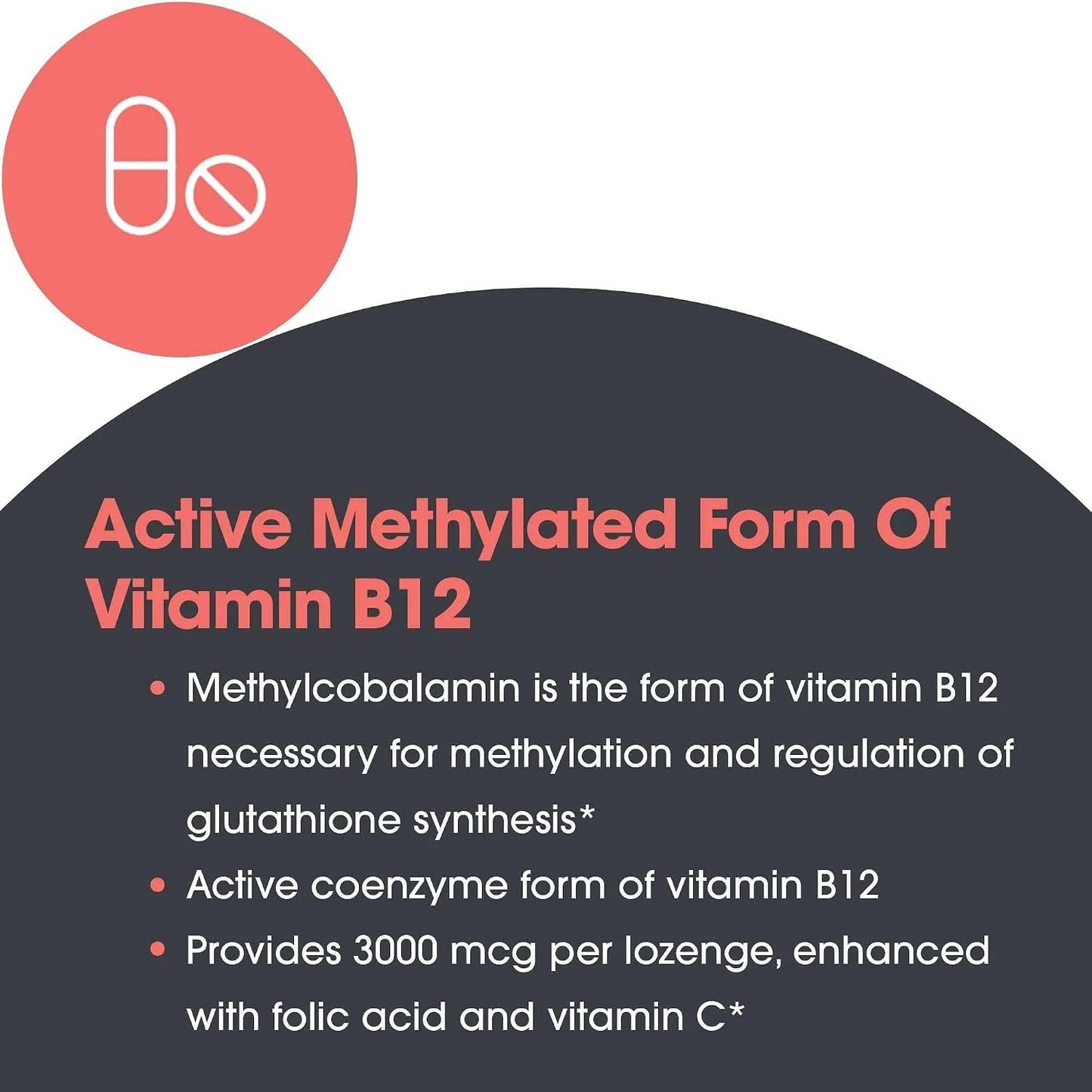 NutriCology B12 Methylcobalamin - Bioactive Vitamin B12 Lozenges - görsel 4